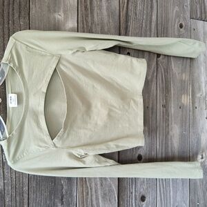 Cotton On light green long sleeved top size small